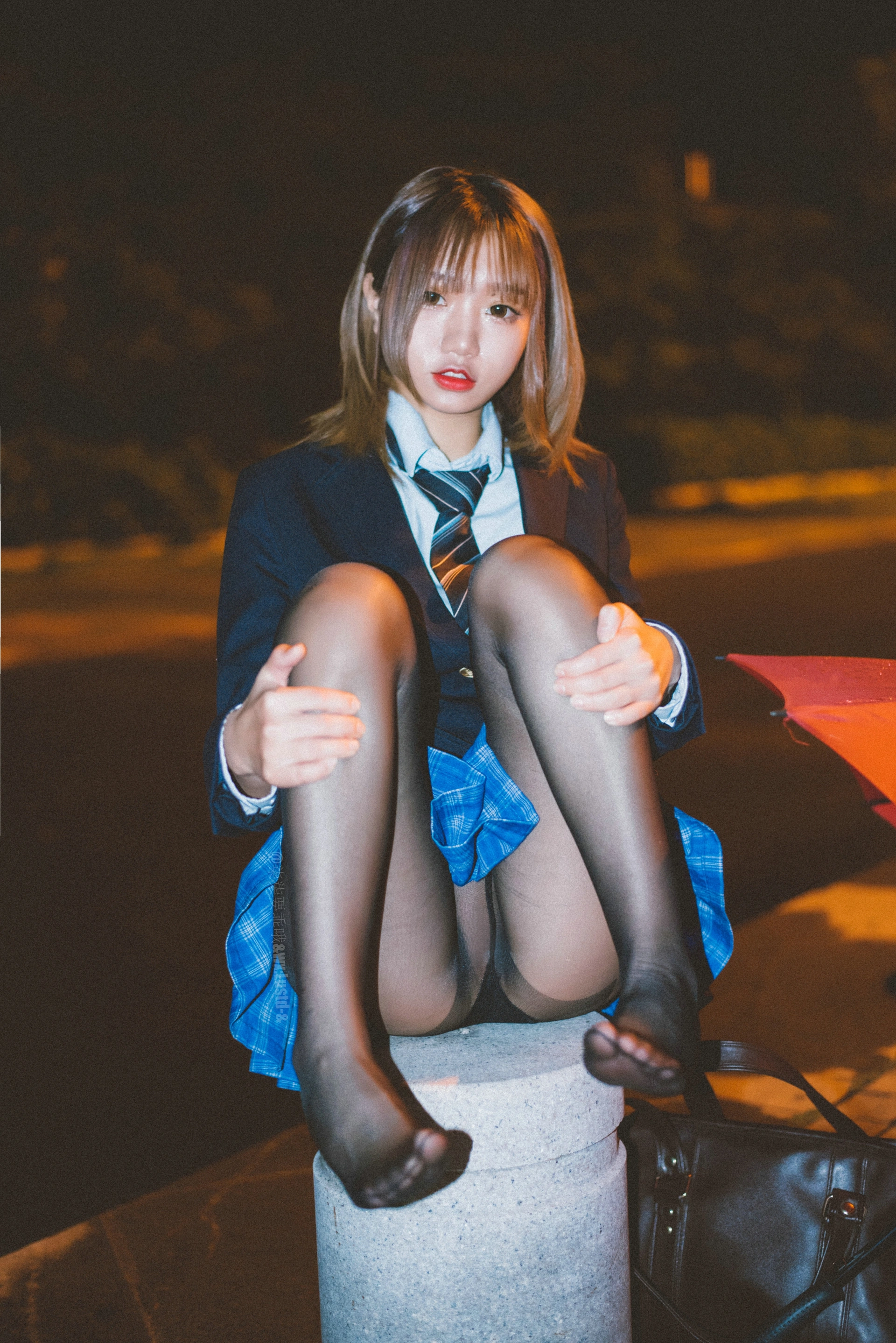 柒柒要乖哦 - NO.14 深夜公园JK 1